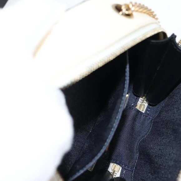 CHANEL Chain Shoulder Bag Leather 2way Black Gold CC Auth 133040M - Picture 13 of 16